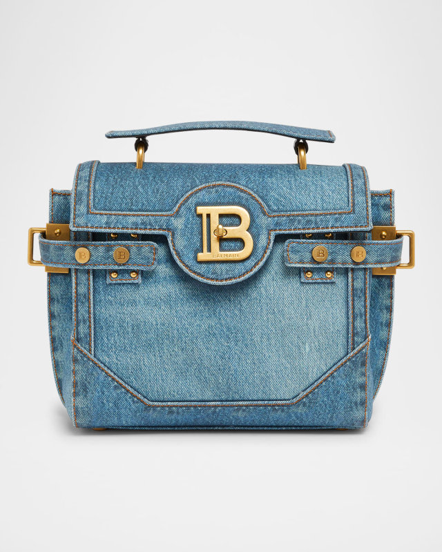 B Buzz 23 Crossbody Bag in Denim